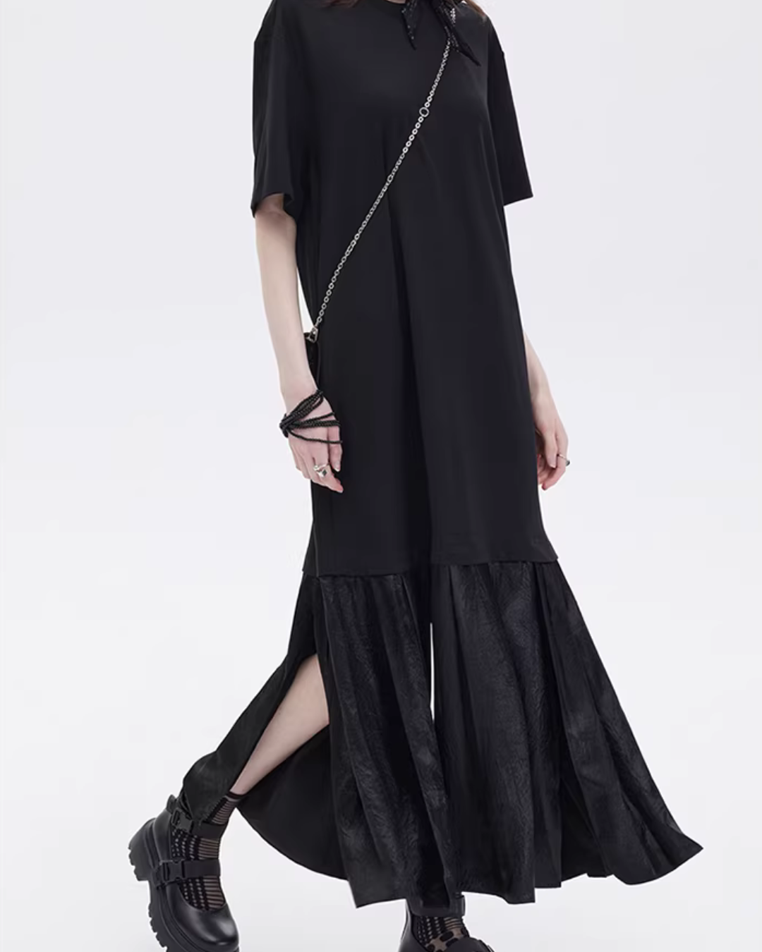 Docking T-Shirt Long Dress SHN0046