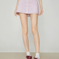 Pink Striped Oversized Shirt / Short Skirt FER0360