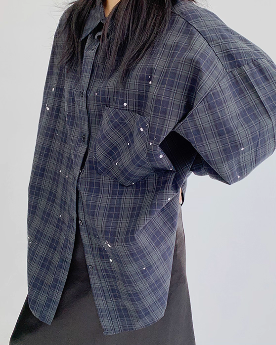Back Logo Loose Paid Shirt YLS0932