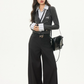 Silver Button Layered Top / Wide Pants WEO0006