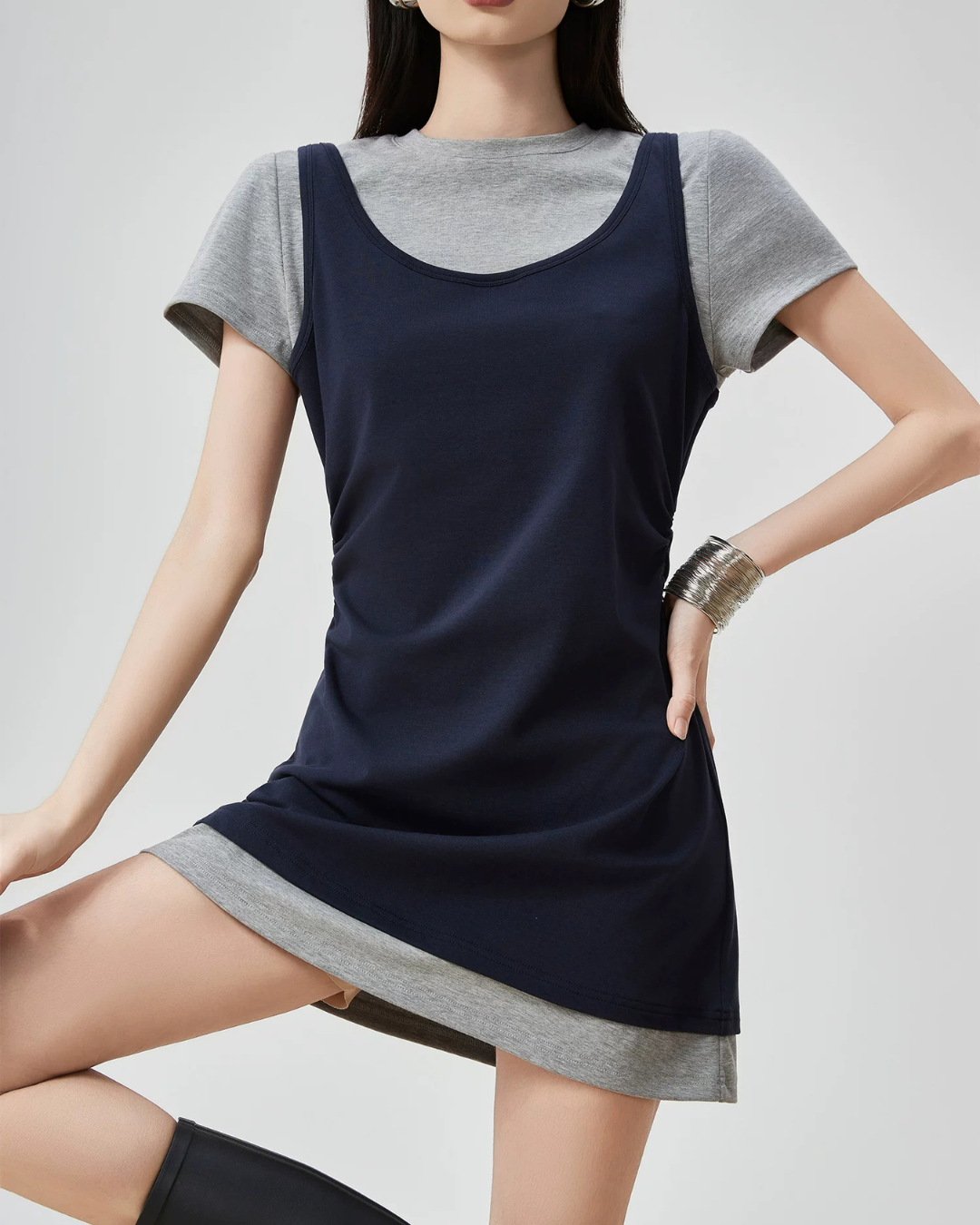 T-shirt Docking Camisole Dress FER0223