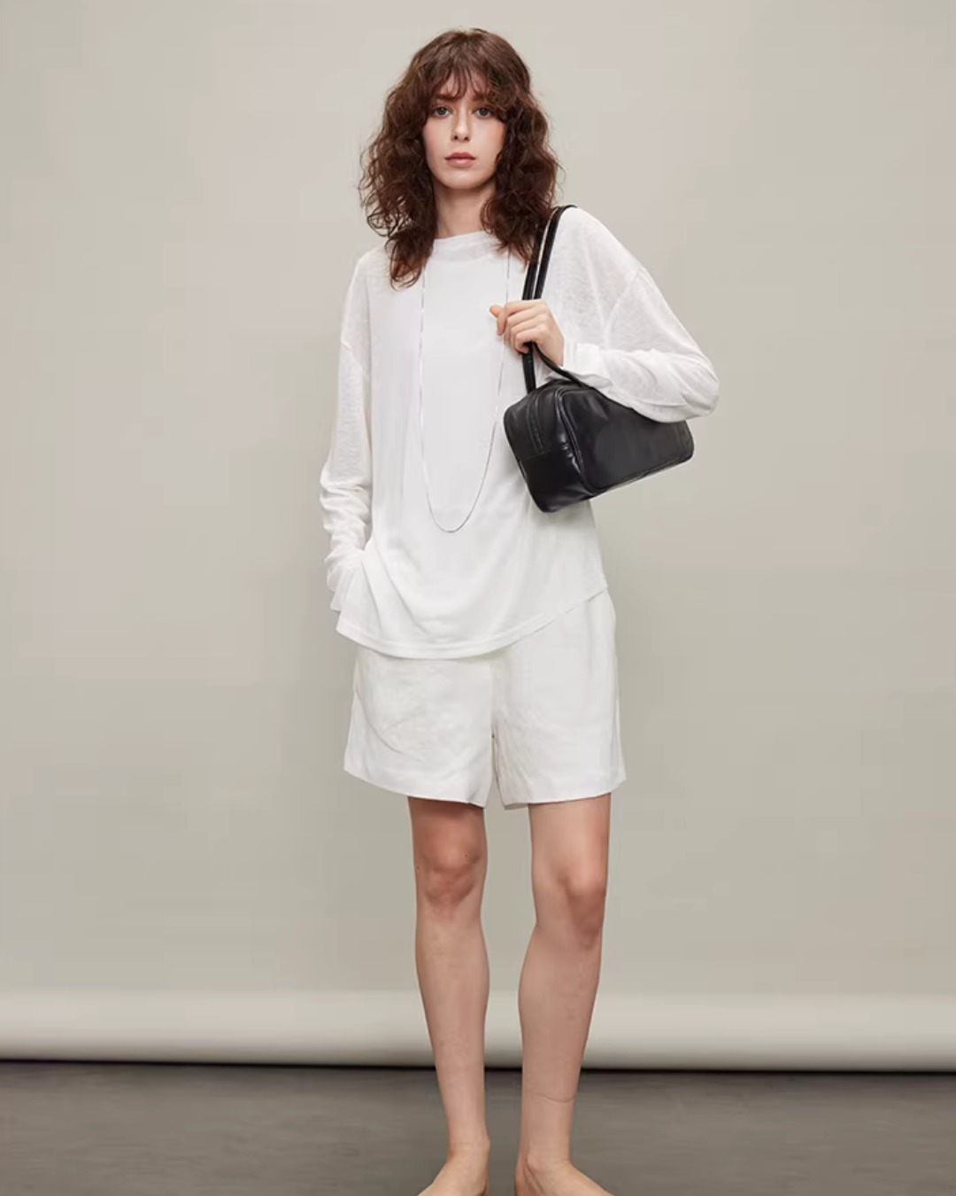 Oversized Batwing Sleeve T-Shirt TEO0002