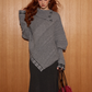 Cable Knit Poncho ASG0055