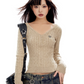 Open Neck Cable Knit APA0026