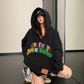 Key Neck Rainbow Logo Sweat Hoodie YLS1058