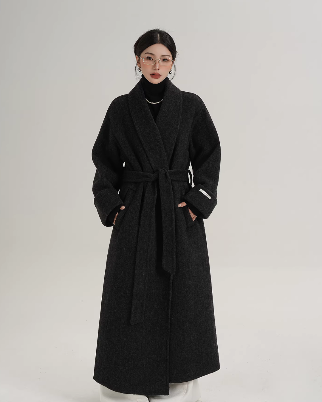 Elegant Long Wool Coat SRS0401