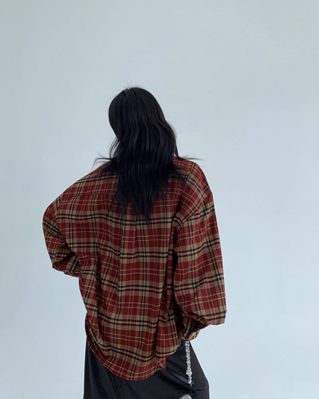 Oversized Check Shirt YLS0900