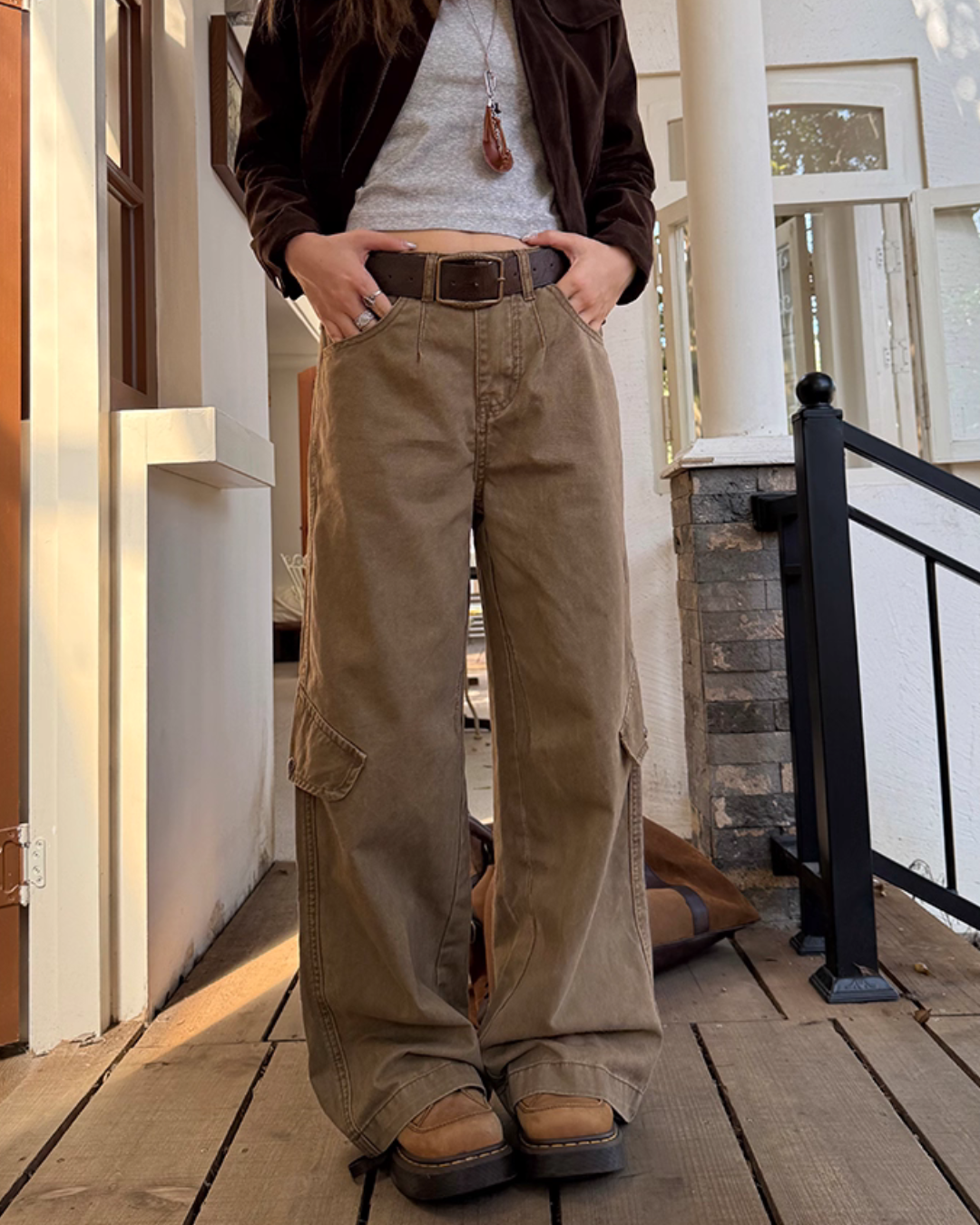 Loose Cargo Pants CYE0083