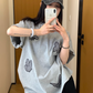Butterfly Patch Short Sleeve T-Shirt YLS0836