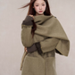 Scarf Collar Wool Coat WDB0004