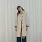 Paid Collar Long Coat RLZ0017
