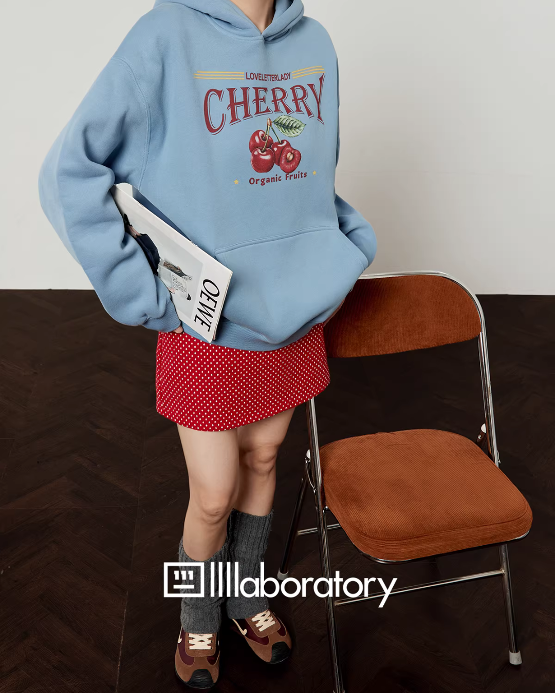 Cherry Print Hoodie LLA0601