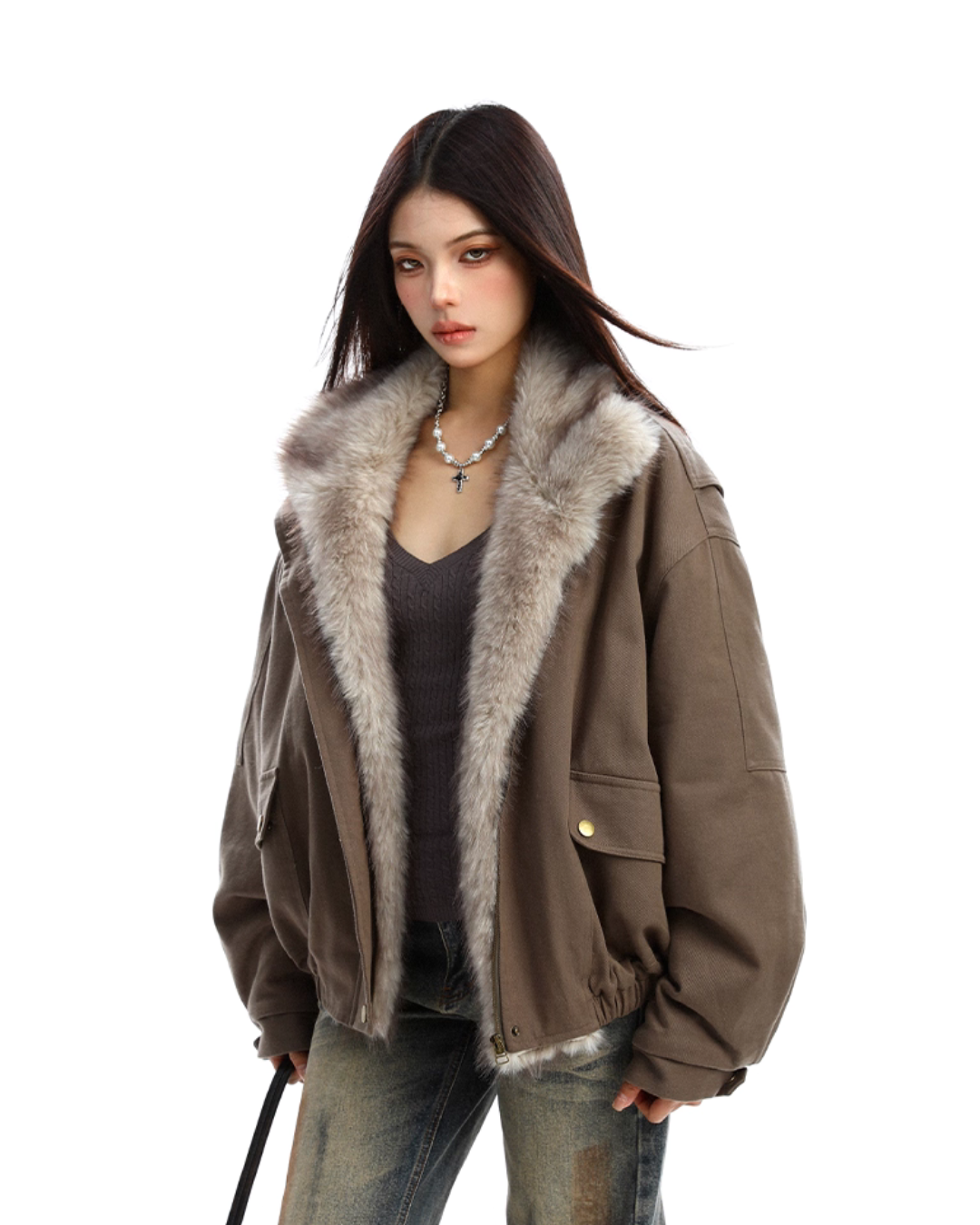 Fur Collar Cotton Jacket BGS0036