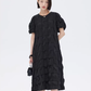 Gathered Frill Long Dress SHN0053
