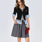Layered Style V-Neck Slim Knit BHB0002