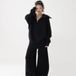 Half-Zip Knit Top / Loose Wide Pants ACS0336