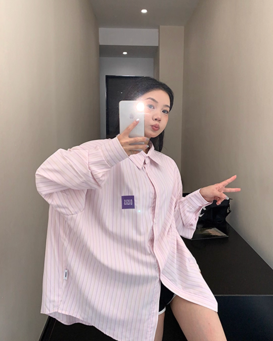 Striped Long Sleeve Shirt YLS0897