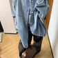 Retro Loose Denim Shirt YLS0826