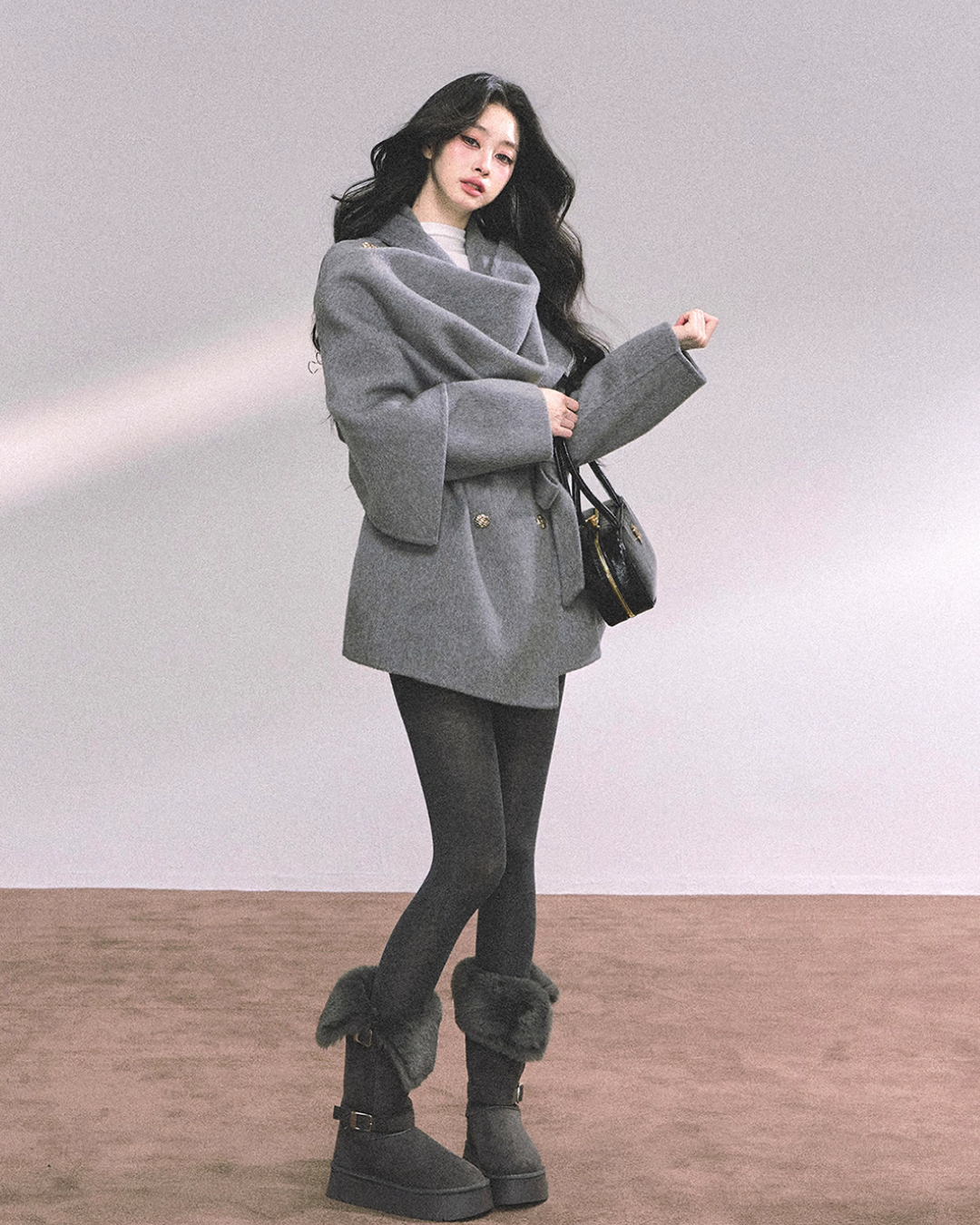 Cape Wool Short Coat LAS0046