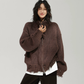 Stand Collar Zip-Up Knit Jacket ACS0389