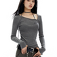 Asymmetrical Strap Tops APA0012