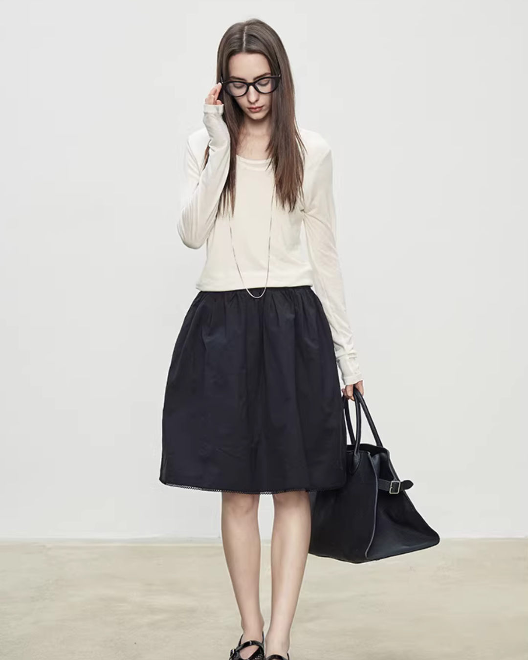 Retro Puffy Half Skirt TEO0006