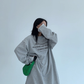 Logo Print Oversized Dress YLS0931