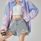 Blue Stripe Pink Art Print Shirt FER0180