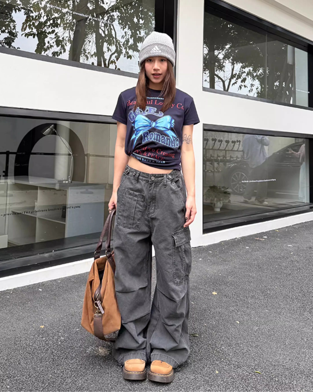 Washed Loose Work Pants CYE0076