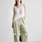 U-Neck Camisole Top / Loose Long Skirt IWY0011
