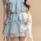 Chiffon Ruffle Tops / Chiffon Skirts LAS0019