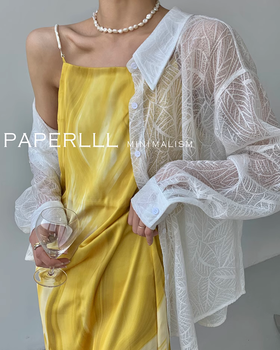 Sheer Long Sleeve Shirt PPR0012