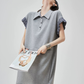 Gingham Check Polo Sweat Dress FER0206