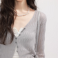 V-neck summer knit cardigan CHS0004