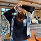 Color Blocking Design Plaid Sweater CYE0033
