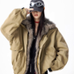 Vintage Fur Work Jacket ICM0112