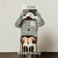 White Striped Long-Sleeve T-Shirt LLA0656