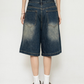 Damaged Wide Denim Pants ZRS0041