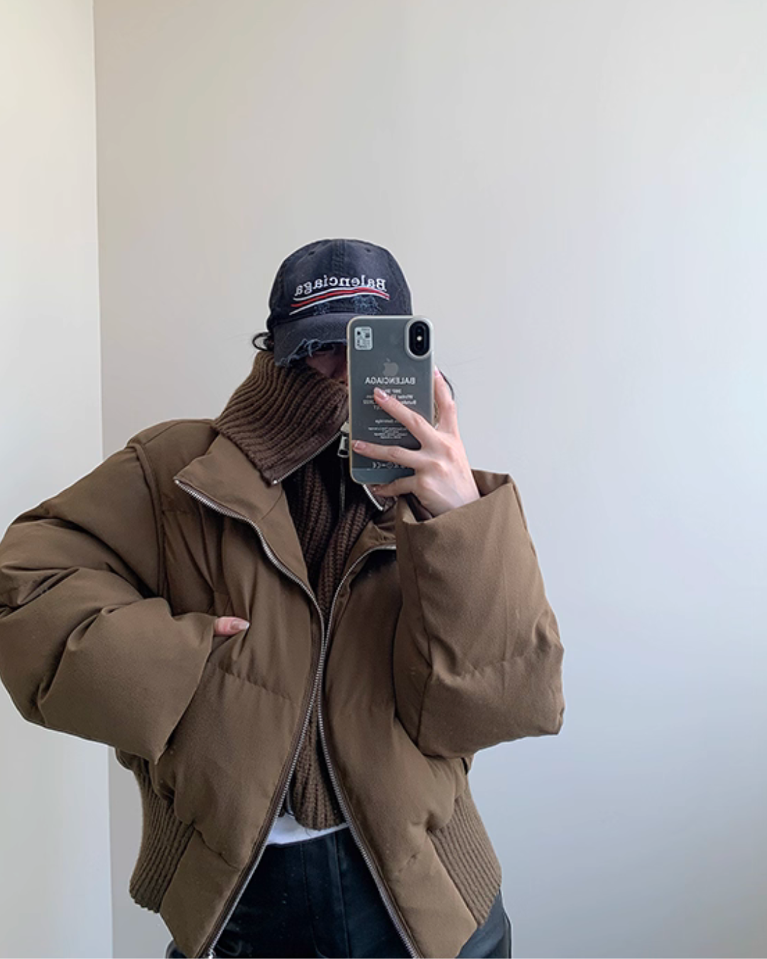 Boa Collar Down Jacket YLS0986