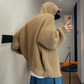 Loose-Gauge Hooded Rib Knit Cardigan DAZ0011