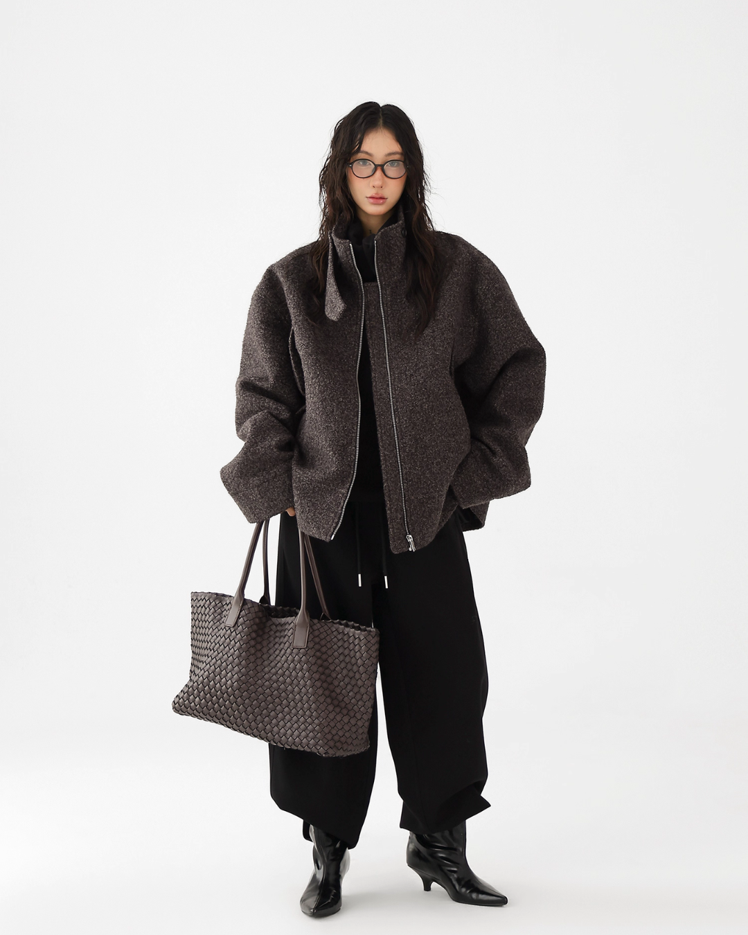 Elegant Stand Collar Wool Coat ACS0320