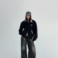 Bicolor Loose Silhouette Jacket YLS0777