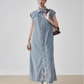 Retro Blue Denim Dress FER0108