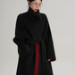 Stand Collar Long Coat SRS0382