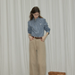 Gingham Check Long-Sleeve Shirt RLZ0012