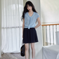 French Sleeve Knit Top SMS0027
