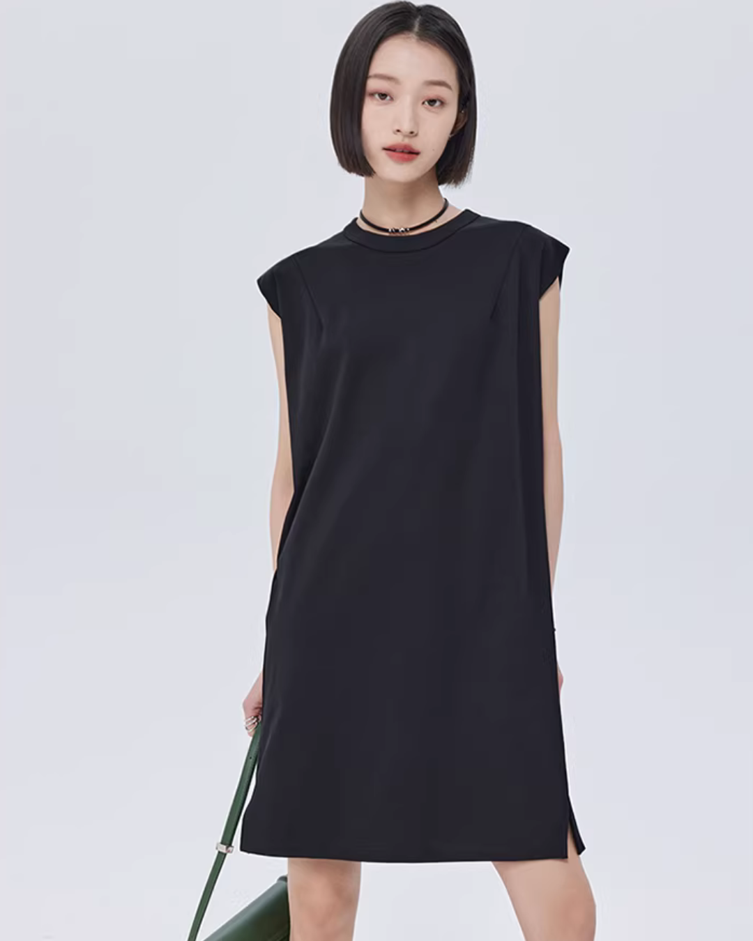 Sleeveless Box Silhouette Dress SHN0034