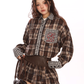 Paid × Gingham Check Shirt / Tiered Mini Skirt BGS0047