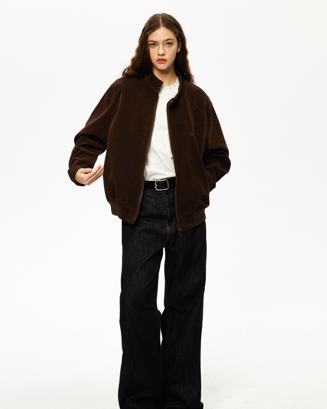 Retro Suede Simple Jacket NDC0011