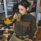 Cropped Color-Block Track Jacket WWP0015
